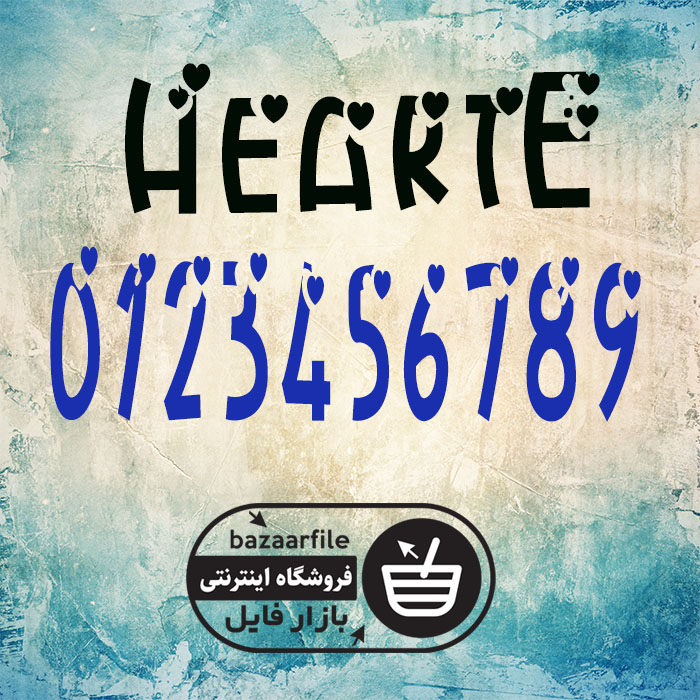 دانلود فونت انگلیسی HeartE
