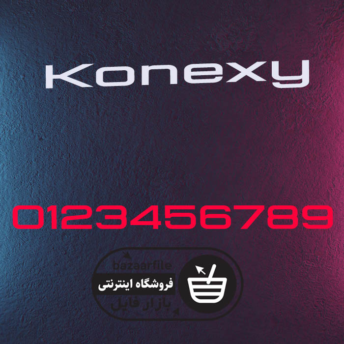 دانلود فونت انگلیسی Konexy