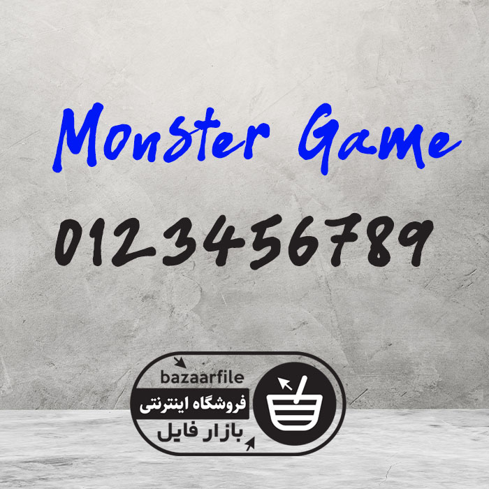 دانلود فونت انگلیسی Monster Game