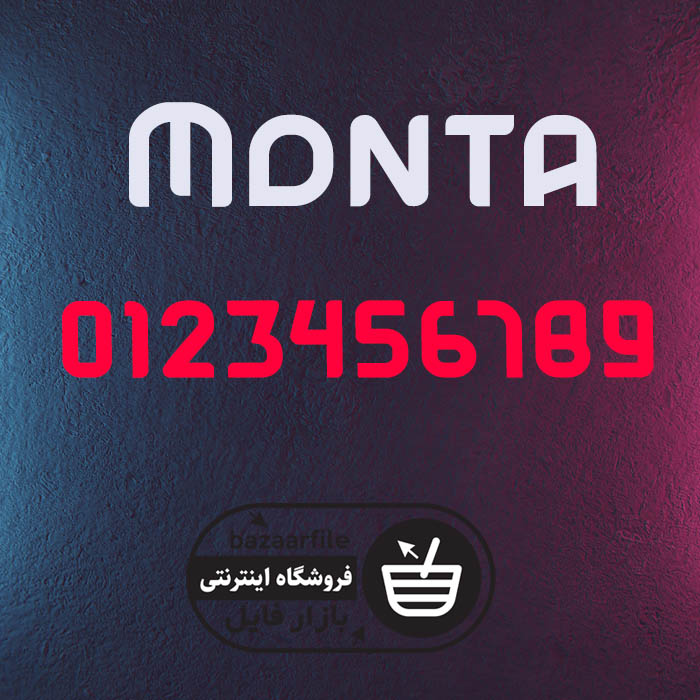 دانلود فونت انگلیسی Monta