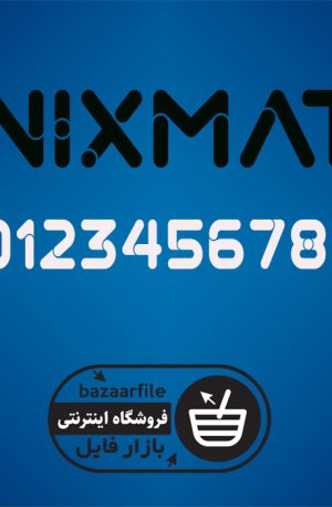 دانلود فونت انگلیسی Nixmat
