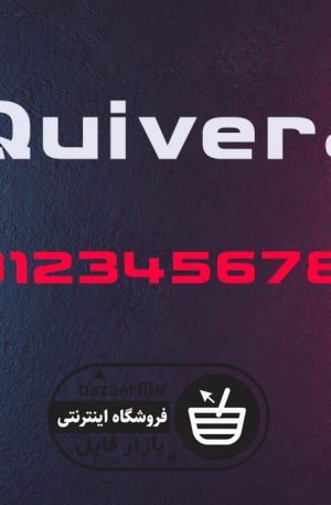 دانلود فونت انگلیسی Quivera