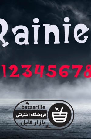 دانلود فونت انگلیسی Rainies