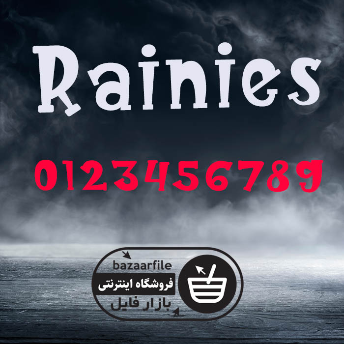دانلود فونت انگلیسی Rainies
