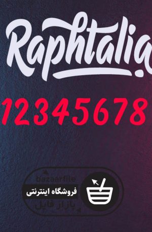 دانلود فونت انگلیسی Raphtalia
