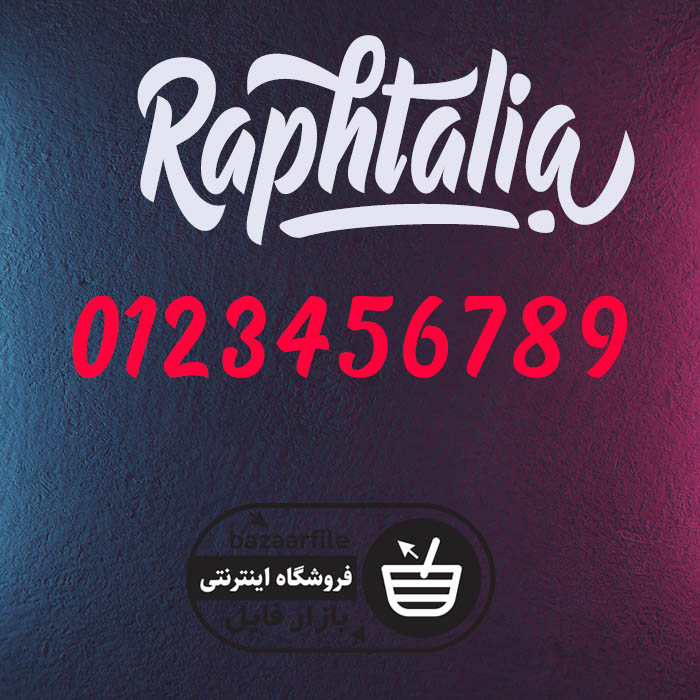 دانلود فونت انگلیسی Raphtalia