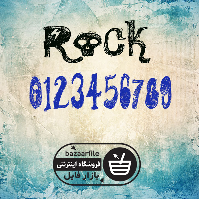 دانلود فونت انگلیسی Rock