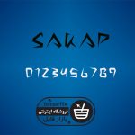 دانلود فونت انگلیسی Sakap