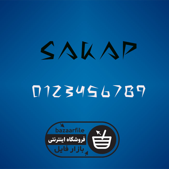 دانلود فونت انگلیسی Sakap