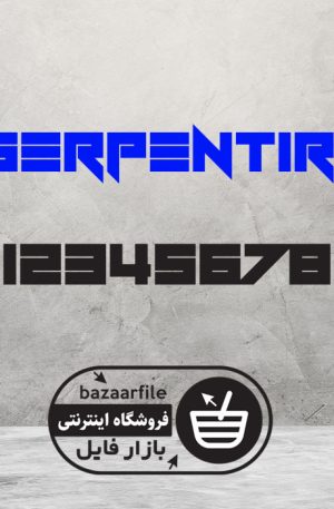 دانلود فونت انگلیسی Serpentire