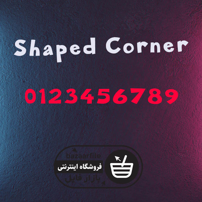 دانلود فونت انگلیسی Shaped Corner