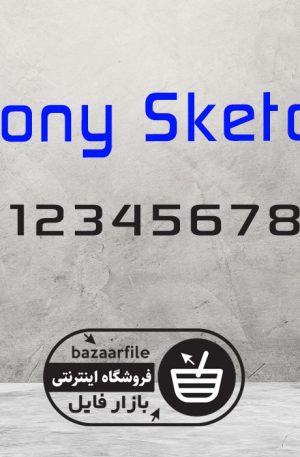دانلود فونت انگلیسی Sony Sketch