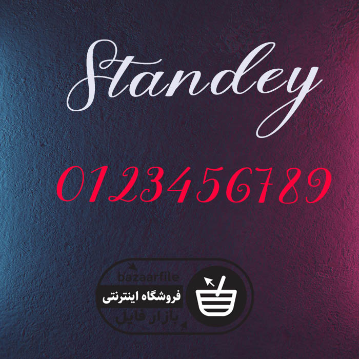 دانلود فونت انگلیسی Standey