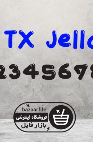 دانلود فونت انگلیسی TX Jello