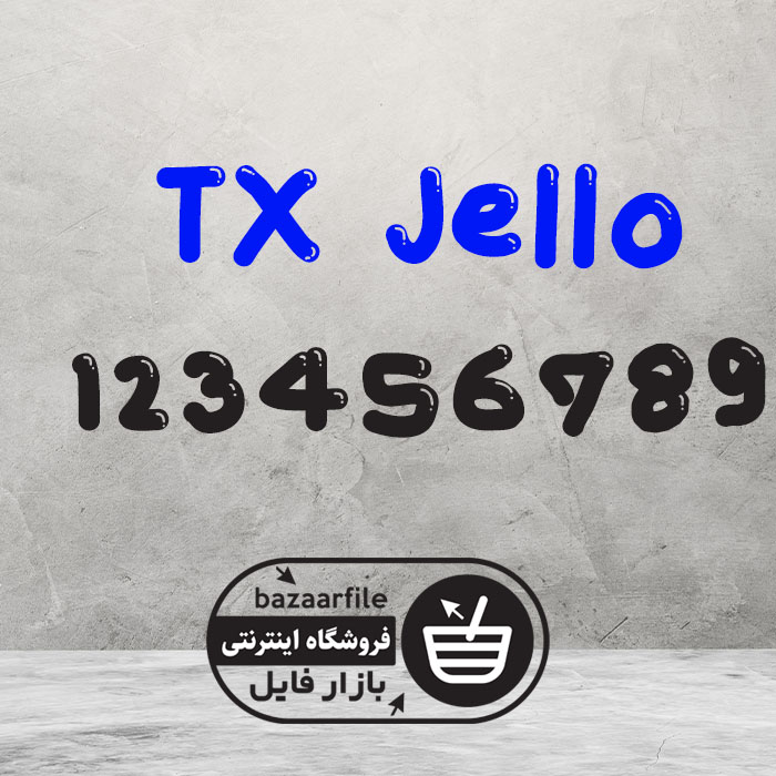 دانلود فونت انگلیسی TX Jello