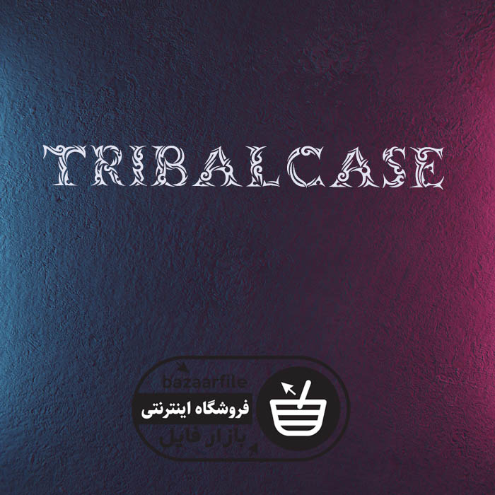 دانلود فونت انگلیسی Tribalcase
