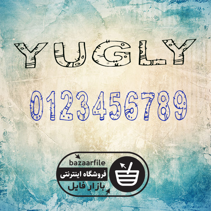 دانلود فونت انگلیسی YUGLY