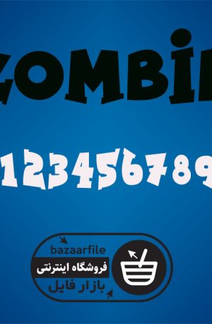 دانلود فونت انگلیسی Zombie