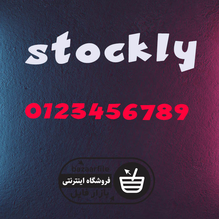 دانلود فونت انگلیسی stockly