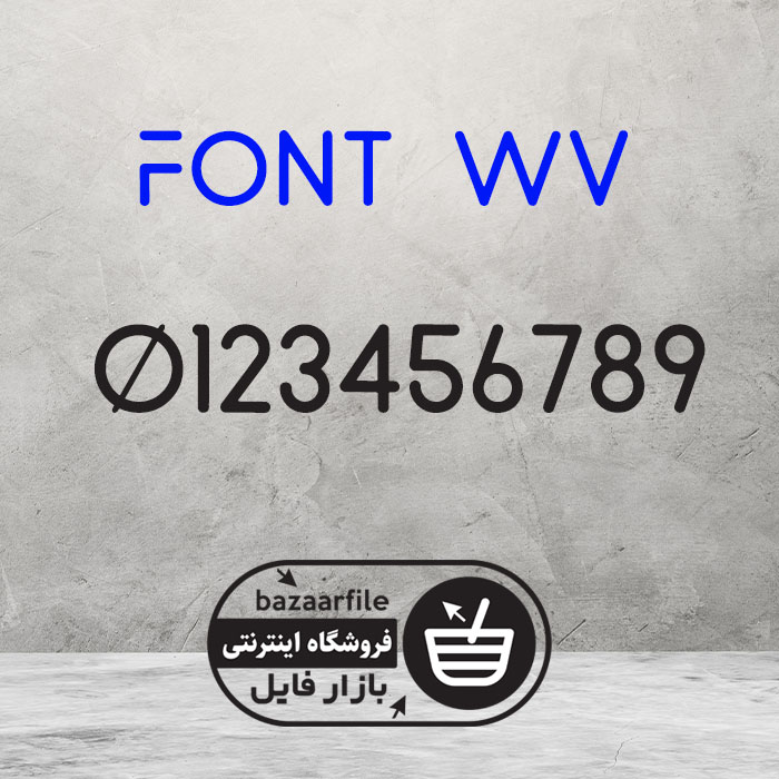 دانلود فونت انگلیسی wv