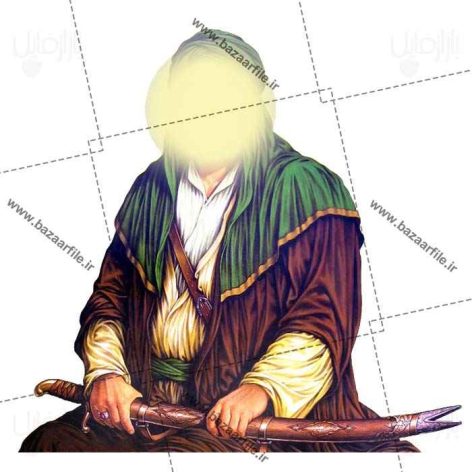 تصویر png قاب شمایل امام علی (ع)