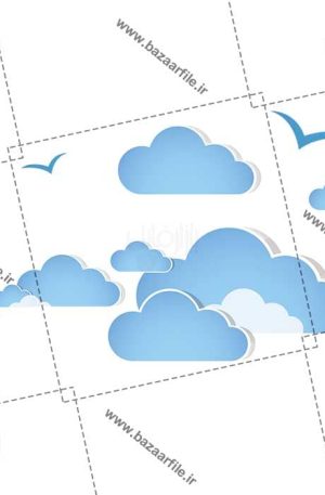 فایل png ابر کارتونی