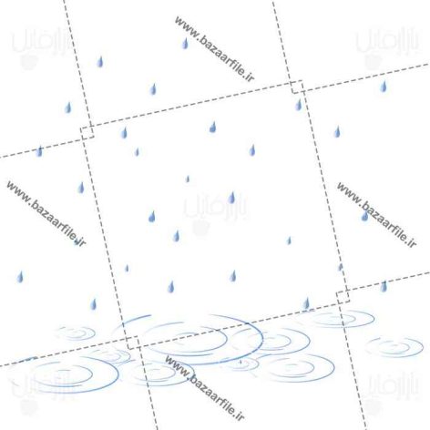 فایل png باران