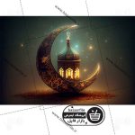 تصویر سازی سه بعدی ماه و فانوس