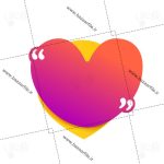 تصویر PNG نقل قول قلبی